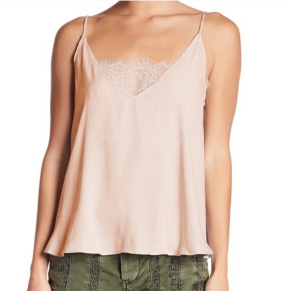 Free people lace incert cami